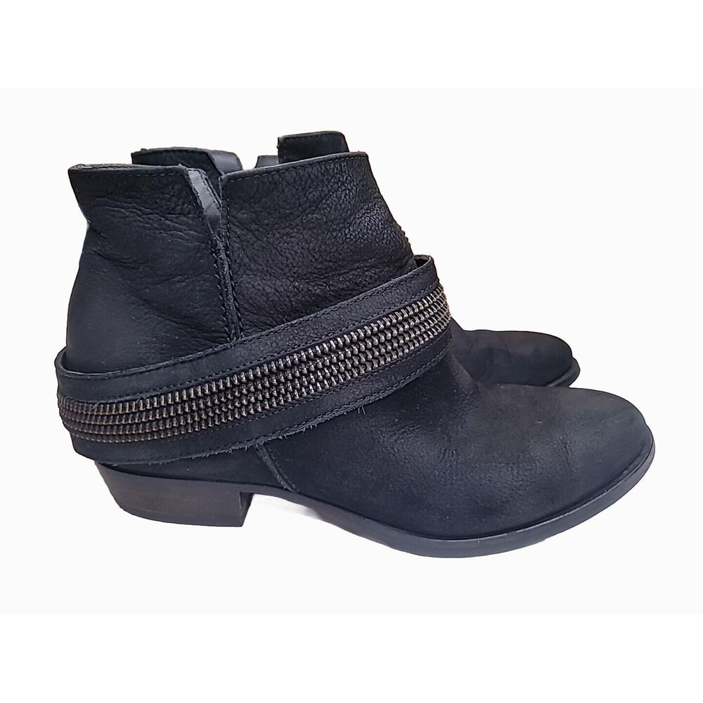Paul Green Boots Ankle Booties Womens 6 Obermaterial ECHT Leder Heels Black